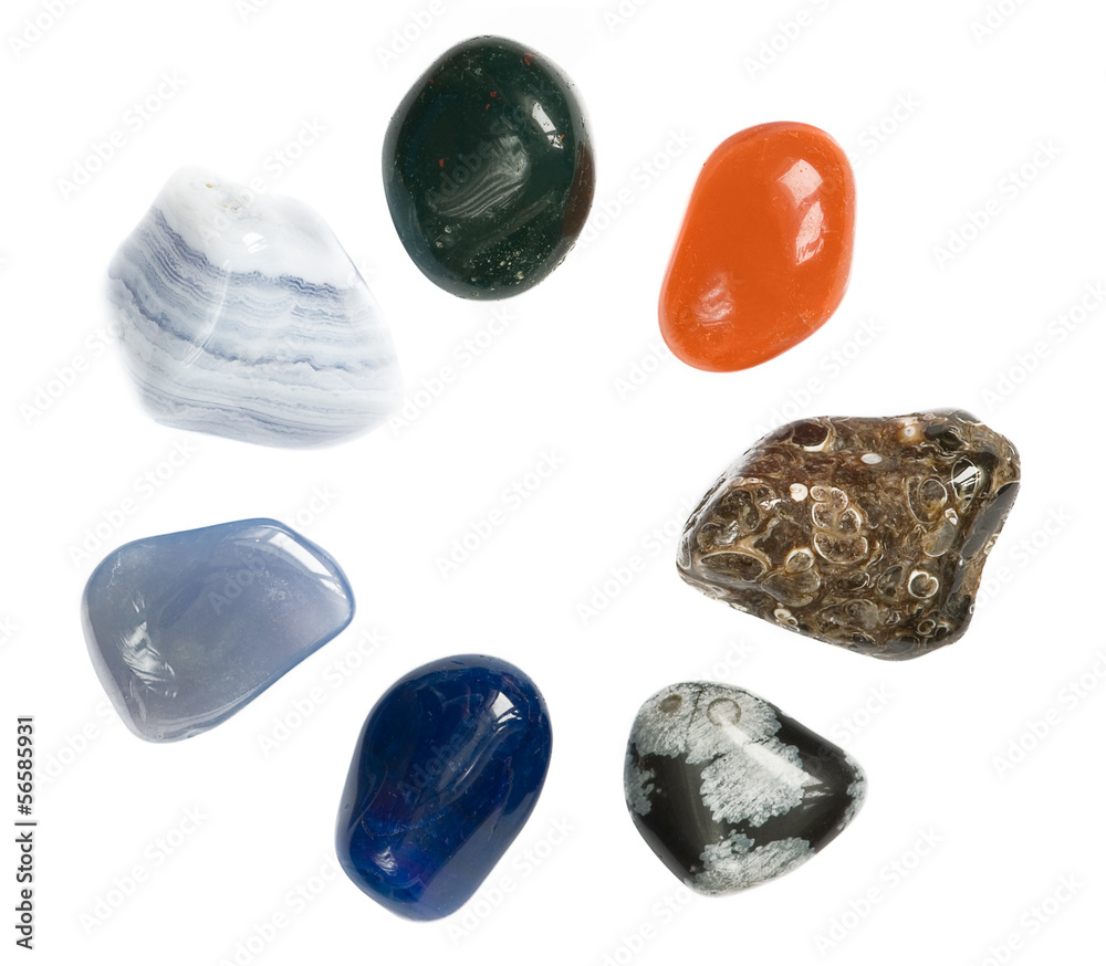 Naklejka premium multi-colored pebbles