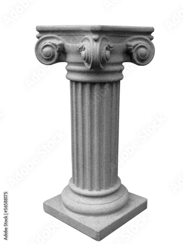 Isolated Roman Pedestal photo