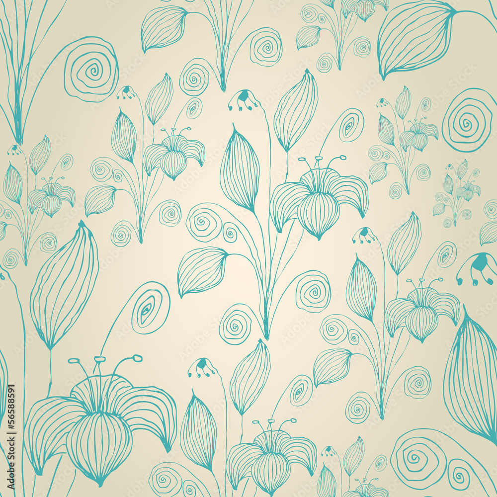 Seamless floral background Seamless floral background