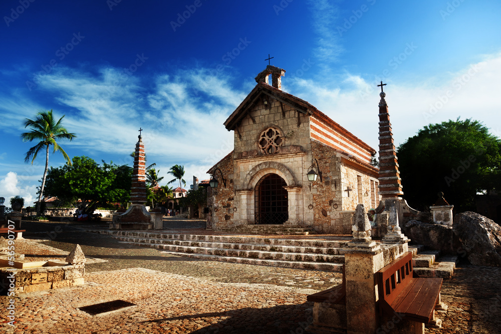 Obraz premium village Altos de Chavon, Dominican Republic