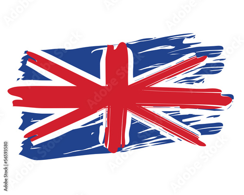 Painted British Flag