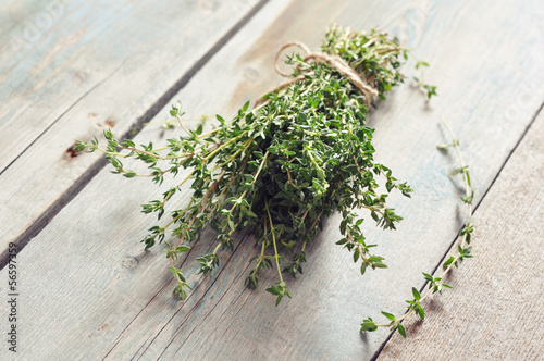 Bunch of fresh thyme