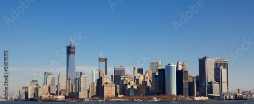 Manhattan Skyline in Fall