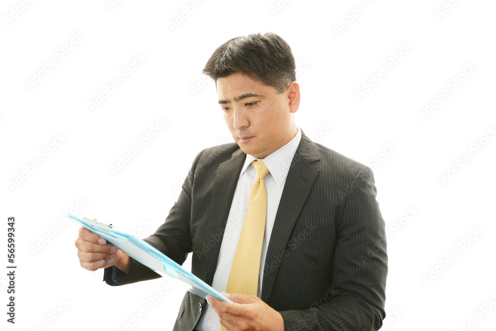 笑顔のビジネスマン