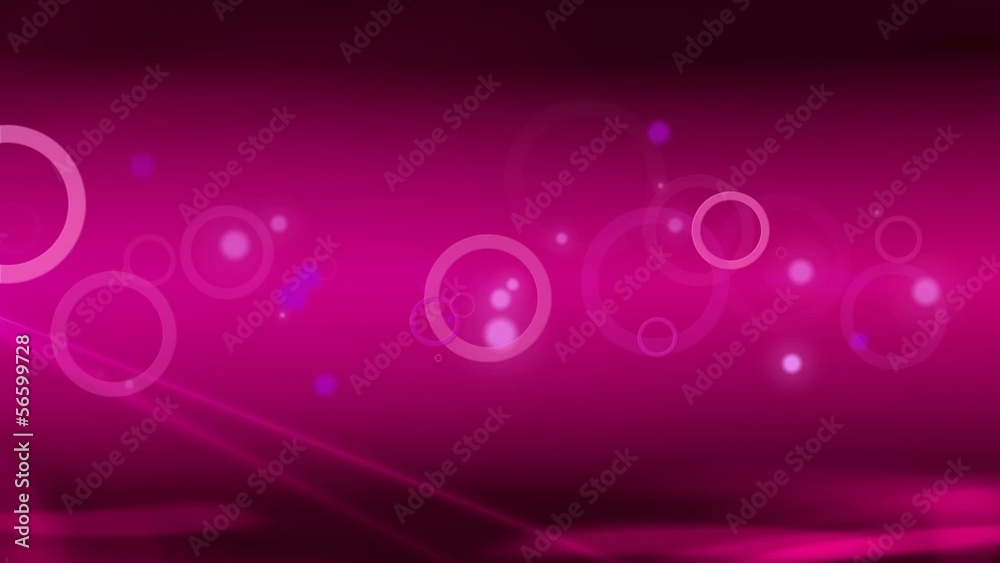 Hot pink circles and dots abstract background