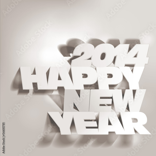 2014:  Letter Folding with Paper, Happy New Year
