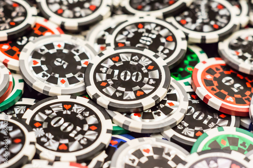 Poker Chips Gl  cksspiel