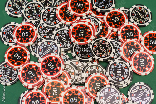 Poker Chips Glücksspiel photo