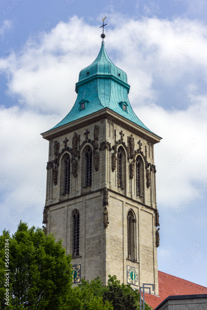 Fototapeta premium St. Martini Kirchturm in Münster (Westfalen)