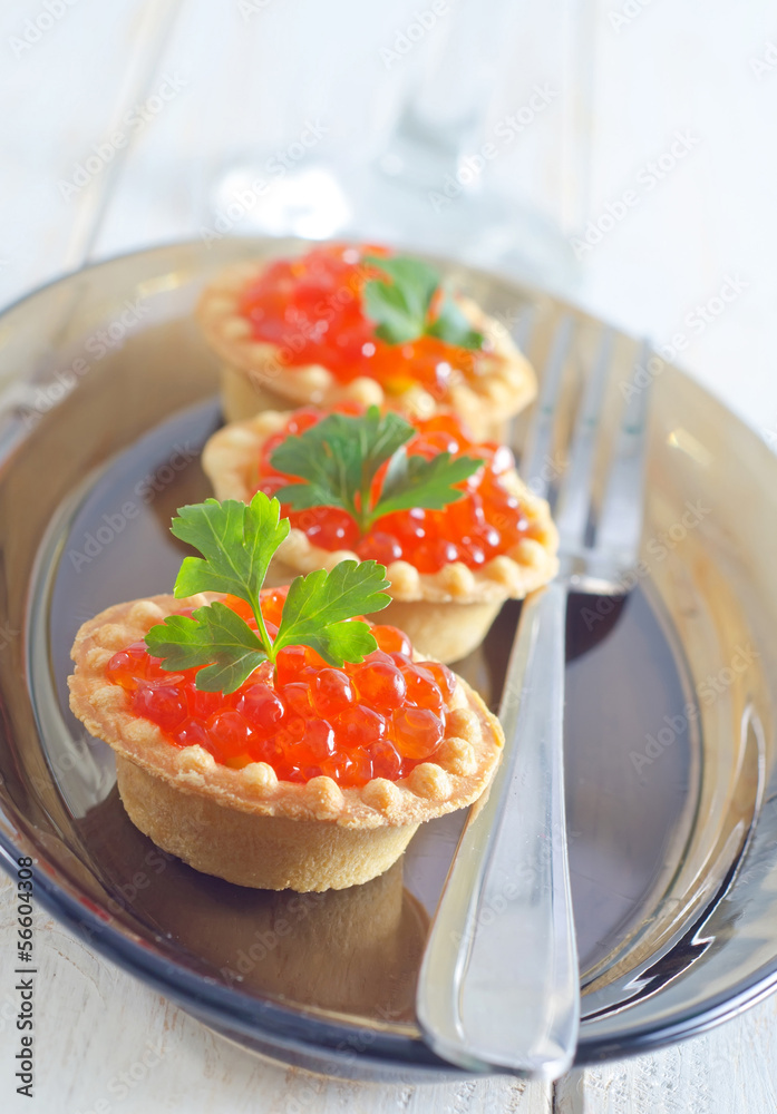 tartalets with caviar tartalets with caviar