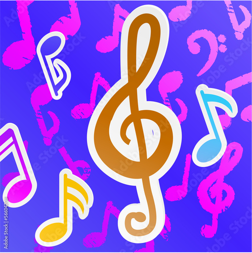 Abstract music background