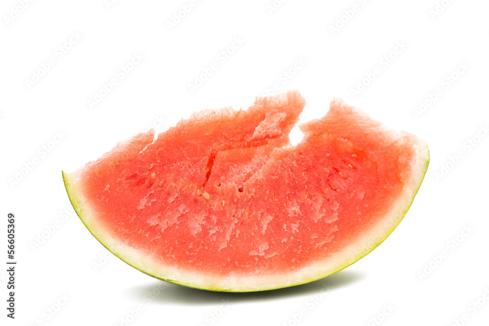 sliced ​​watermelon isolated