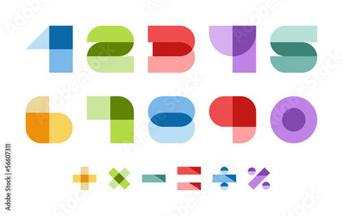 Colorful font