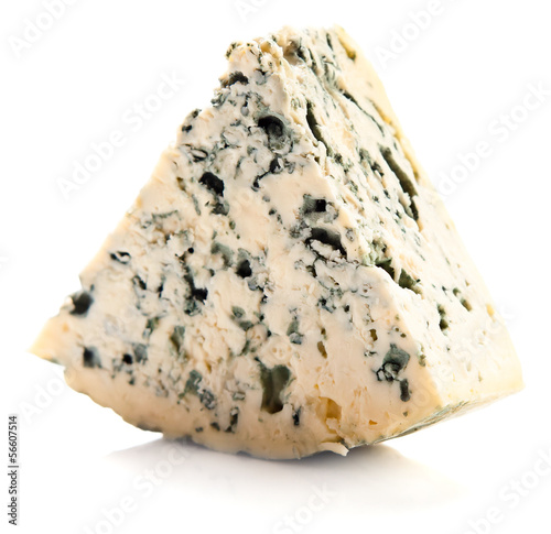 Wedge of gourmet cheese