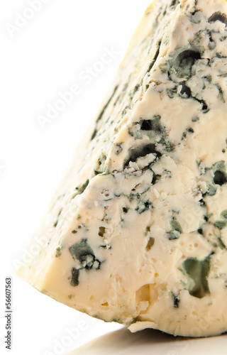 Wedge of gourmet cheese