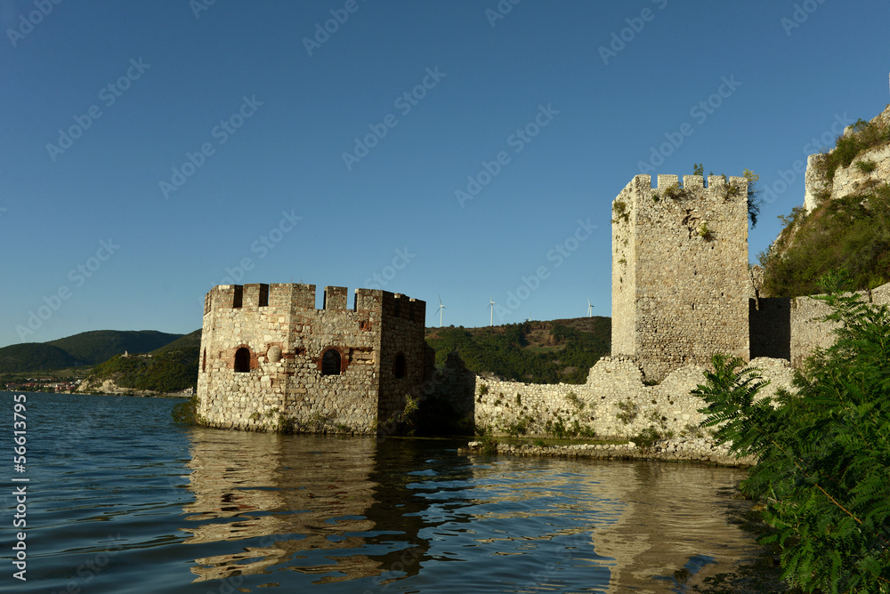 Golubac Fortress on Danube, Serbia