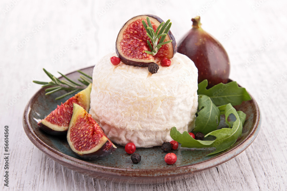 fresh cheese and fig fresh cheese and fig