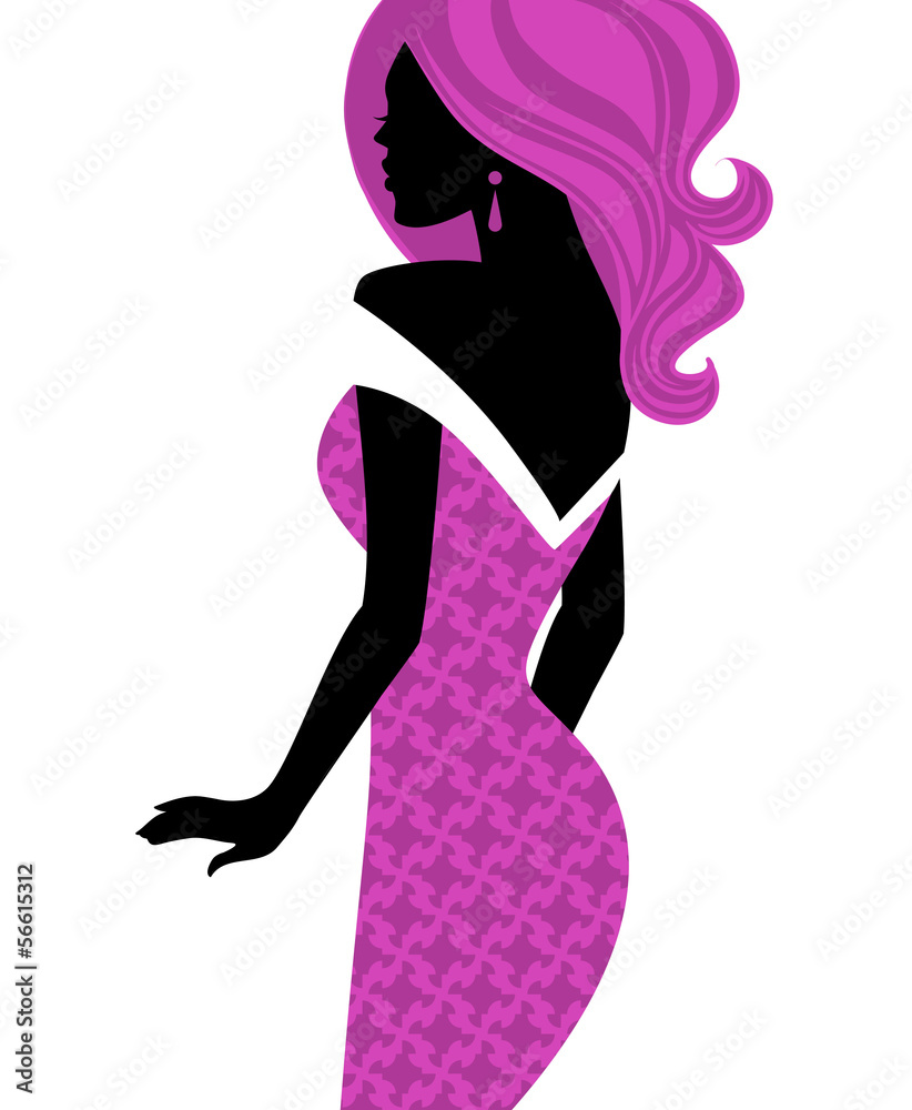 Woman's silhouette Woman's silhouette
