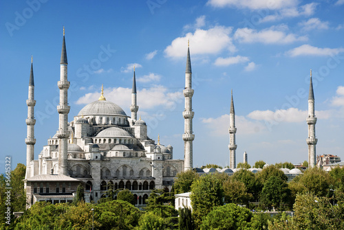 sultan ahmed mosque landmark in istanbul turkey