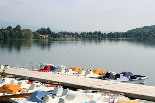 pedal boats photo