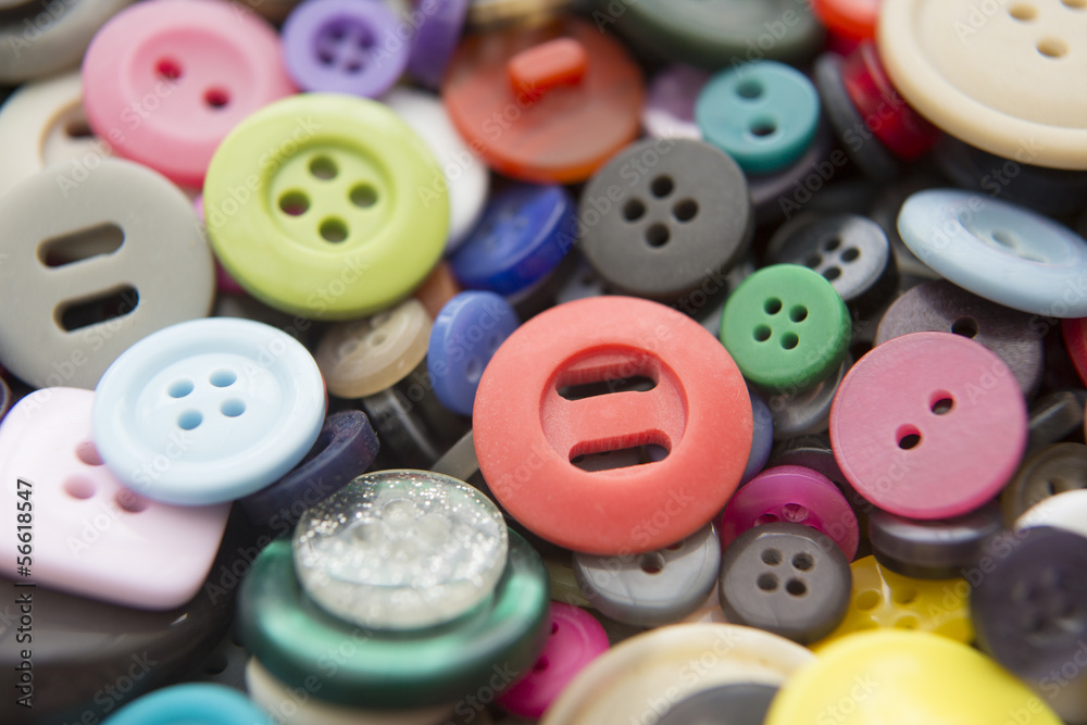 Still Life Of Colourful Buttons Still Life Of Colourful Buttons