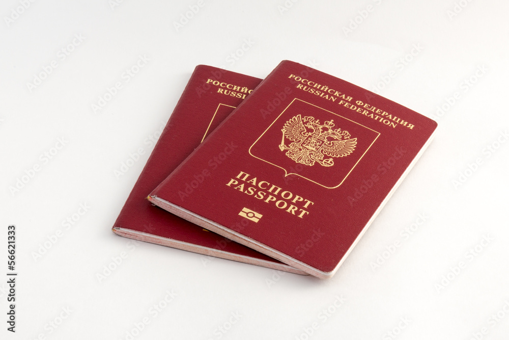 Two russian passports