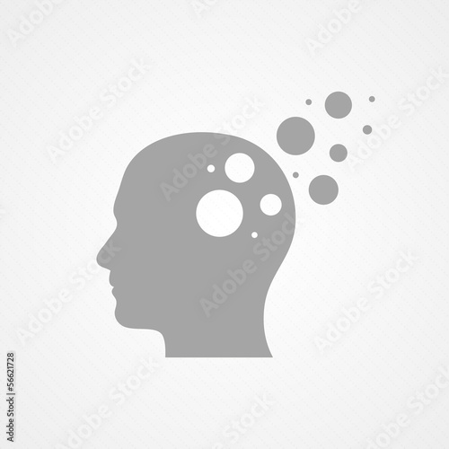 Head and circles