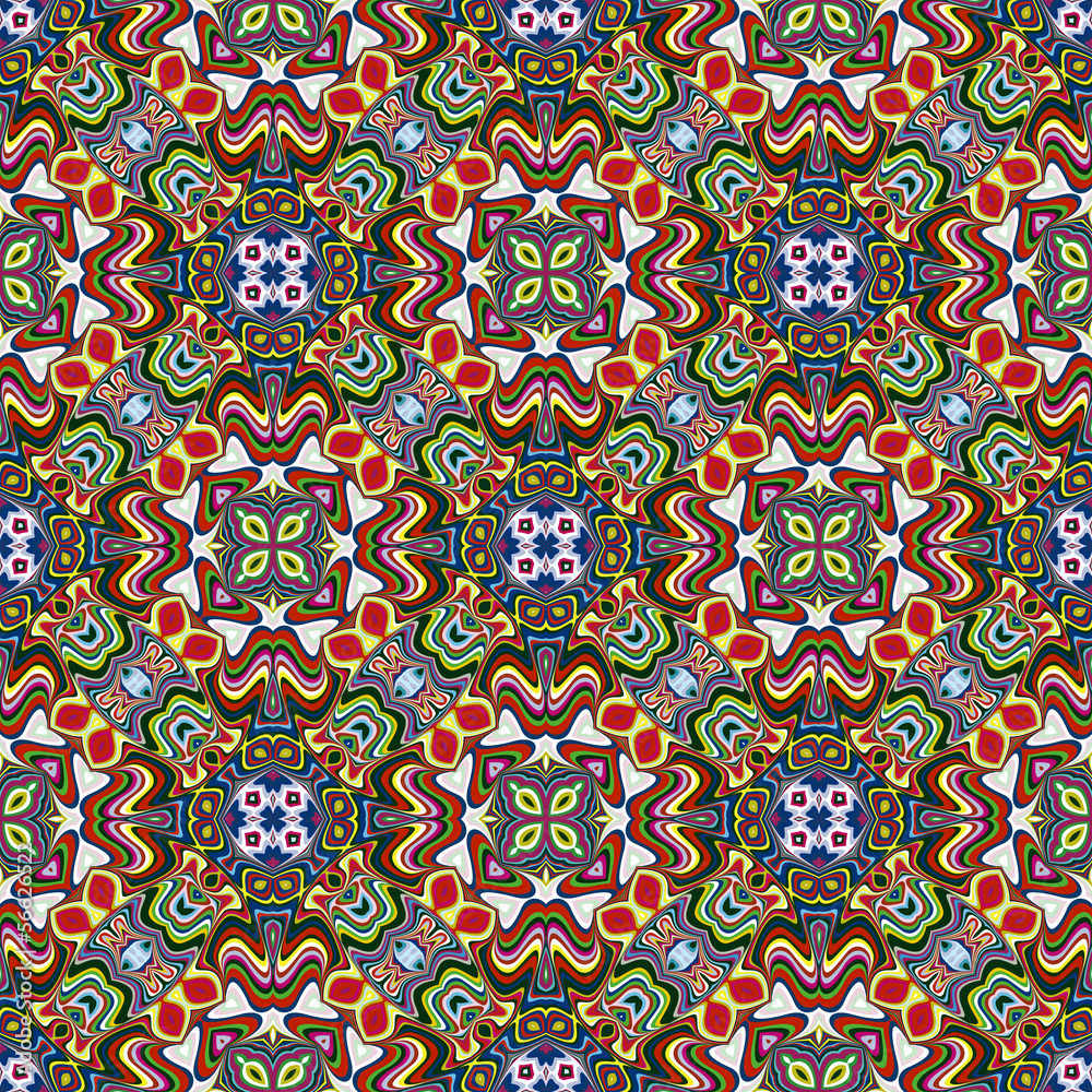 Trendy textile pattern from South Asia