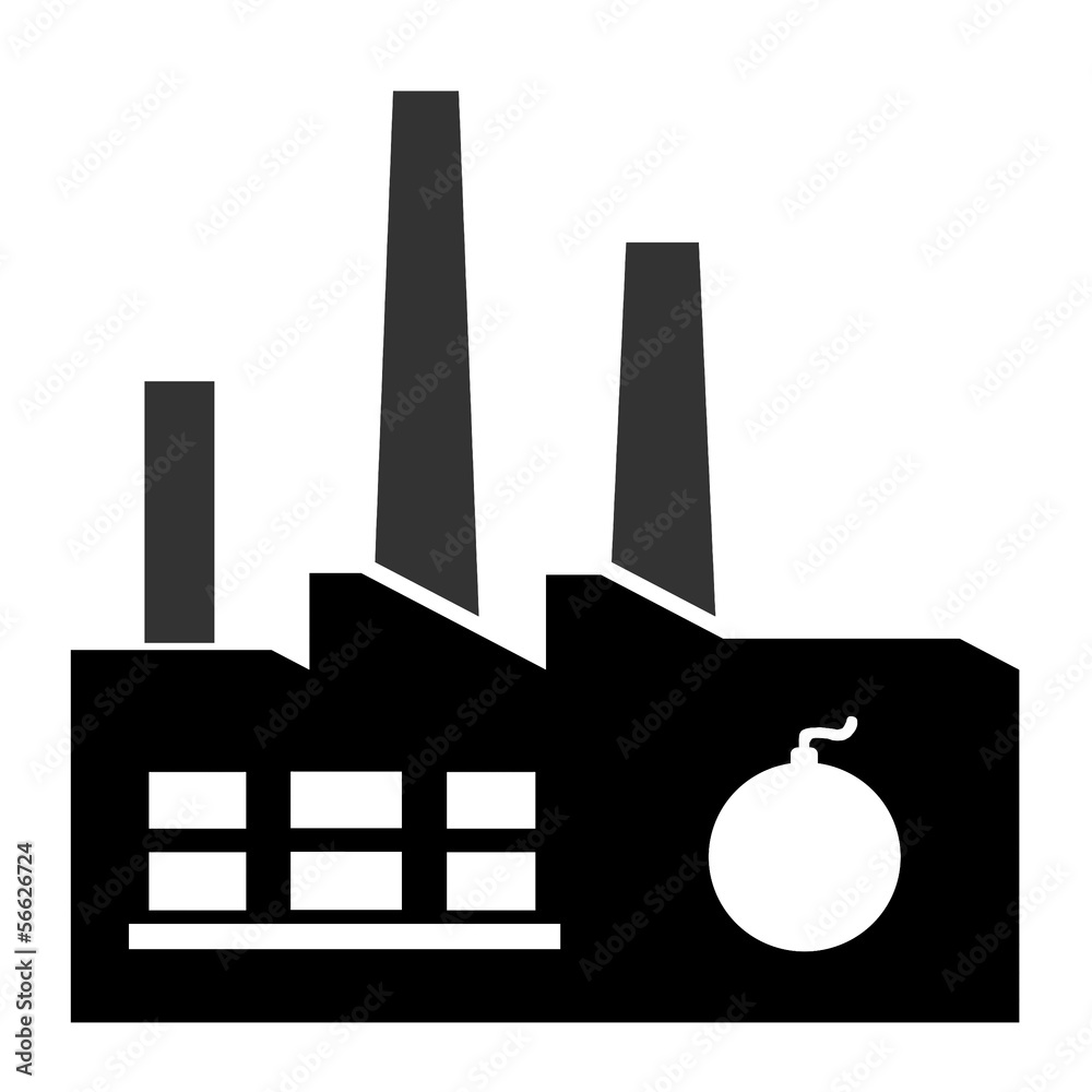 Bombe dans une usine