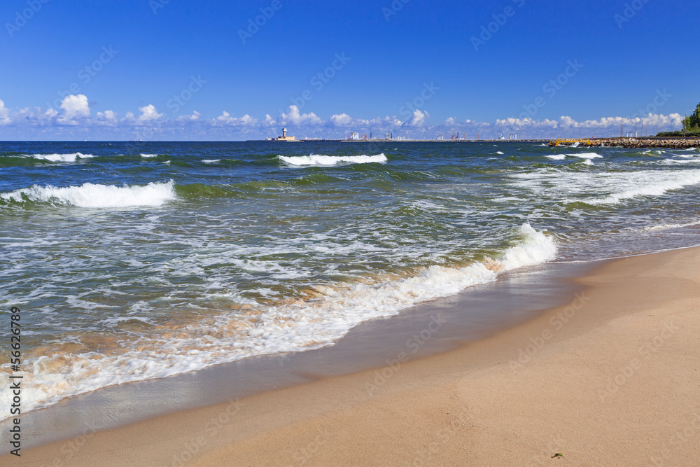 Fototapeta premium Baltic Sea beach in Poland
