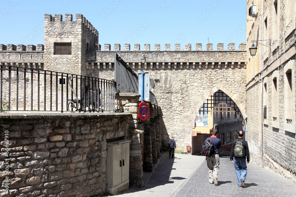 Vitoria old walls, Medieval quarter,Alava,Spain