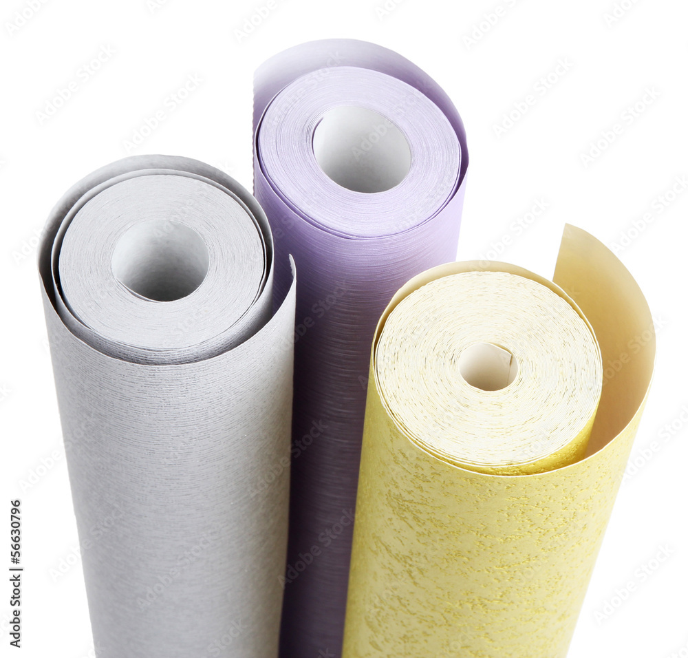 Wallpaper isolated on white