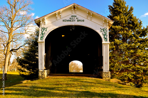 Kennedy Bros Covered Bridge Connersville Indiana photo