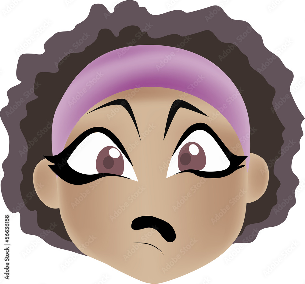 Obraz premium sad woman