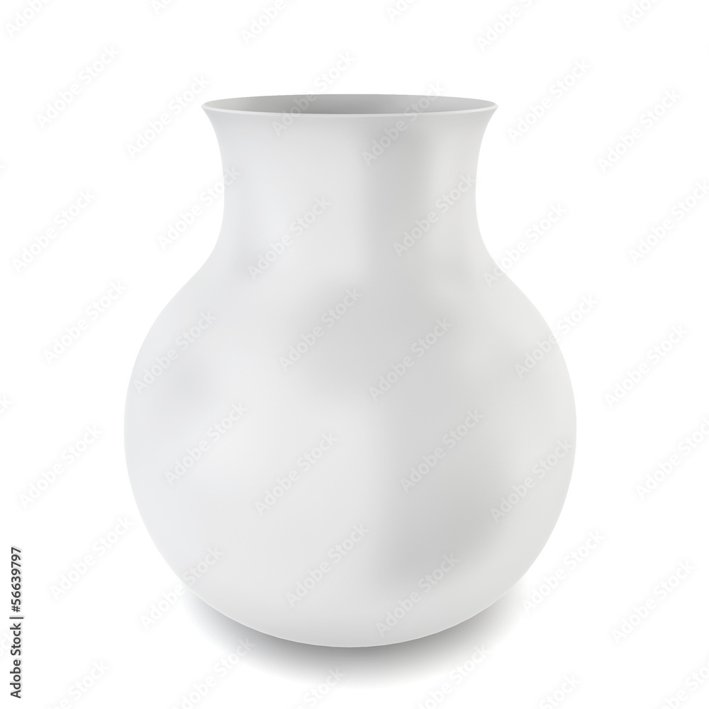 White modern vase White modern vase