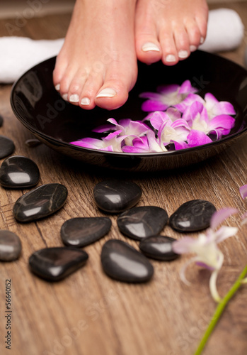 Feet aromatherapy