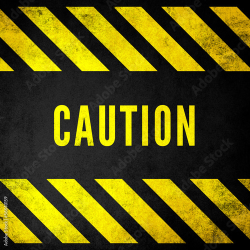 Grungy Caution Background
