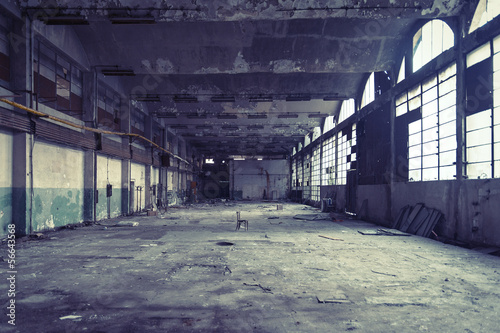 abandoned shoe factory