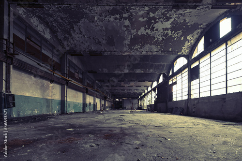 Fototapeta Naklejka Na Ścianę i Meble -  abandoned shoe factory