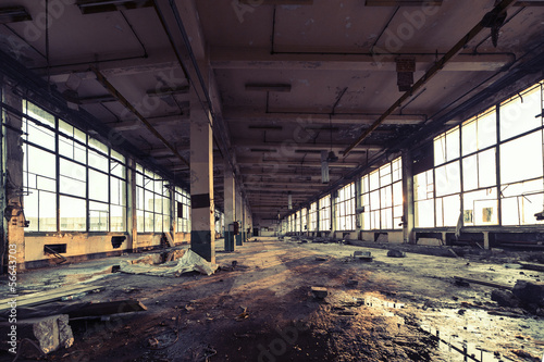 abandoned shoe factory