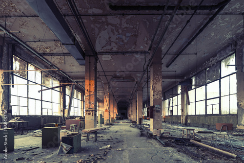 abandoned shoe factory
