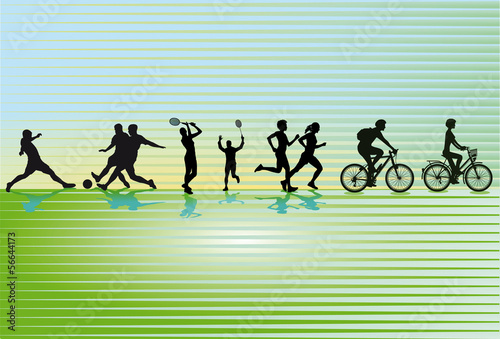 Sportliche Freizeit