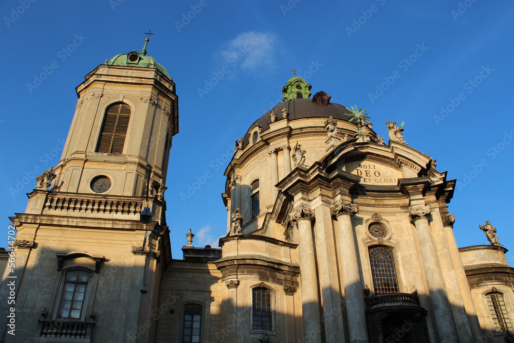 The Dominican church and monastery in Lviv
