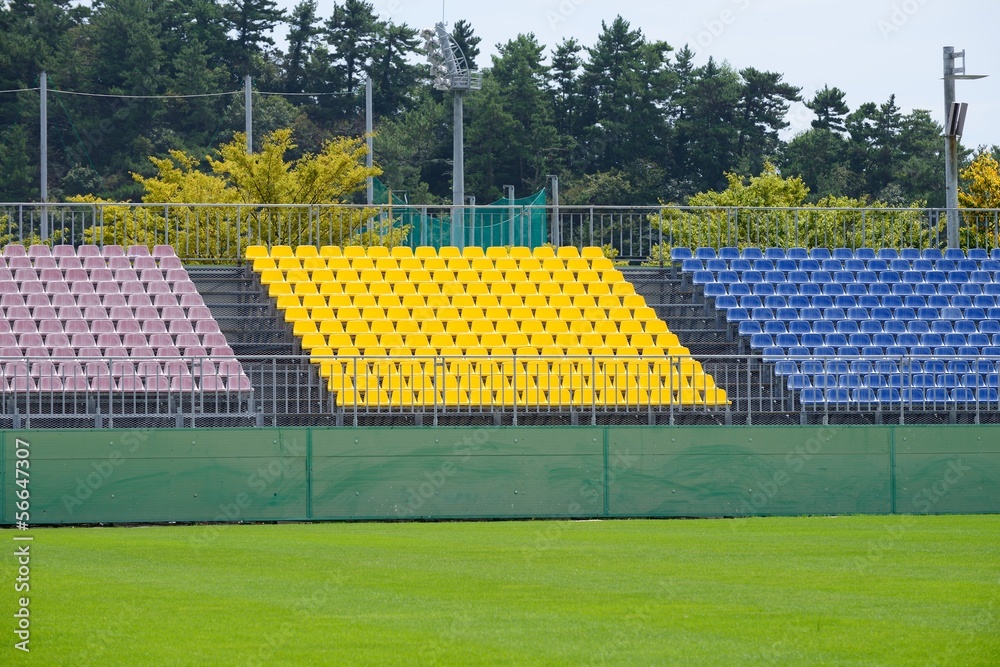 Fototapeta premium arranged Seats in arena