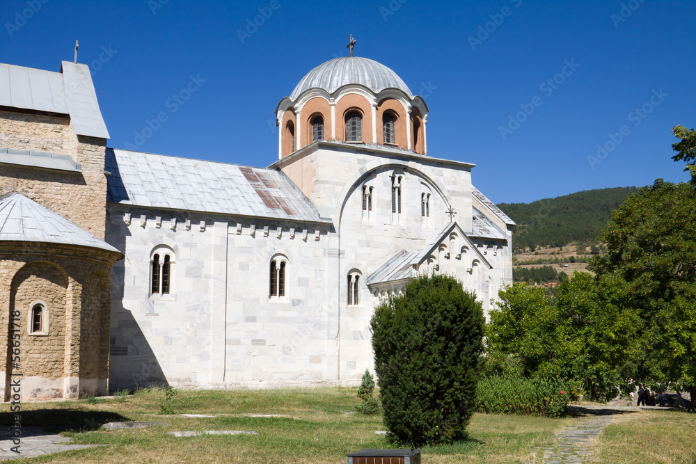 The orthodox monastery Studenica in Serbia