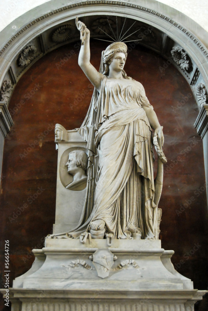 The first Statue of Liberty - Basilica of Santa Croce - Florence