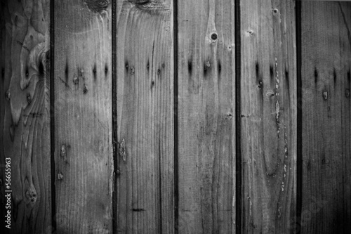 old wood background in black and white