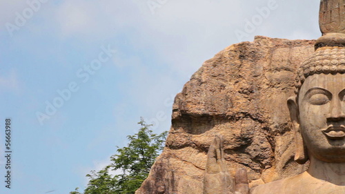 Avukana Buddha statue, Sri Lanka - standing statue photo