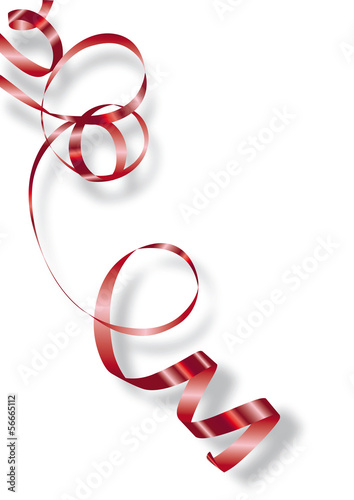 ruban cadeau rouge (bolduc)