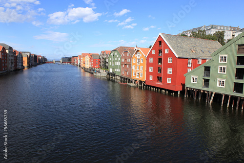 Old Storehouses in Trondheim